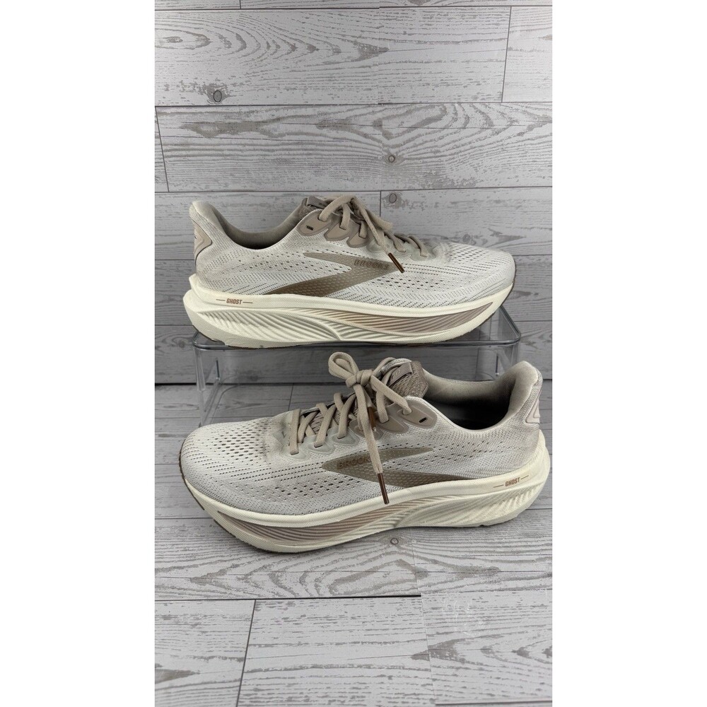 BROOKS Ghost 17 women 9.5 Running Shoes Grey Chateau NO INSOLES  #551